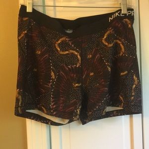 Nike pro compression shorts